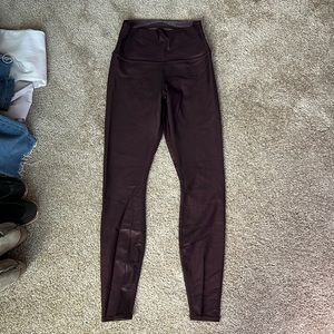 Alo Shimmery Ankle Leggings